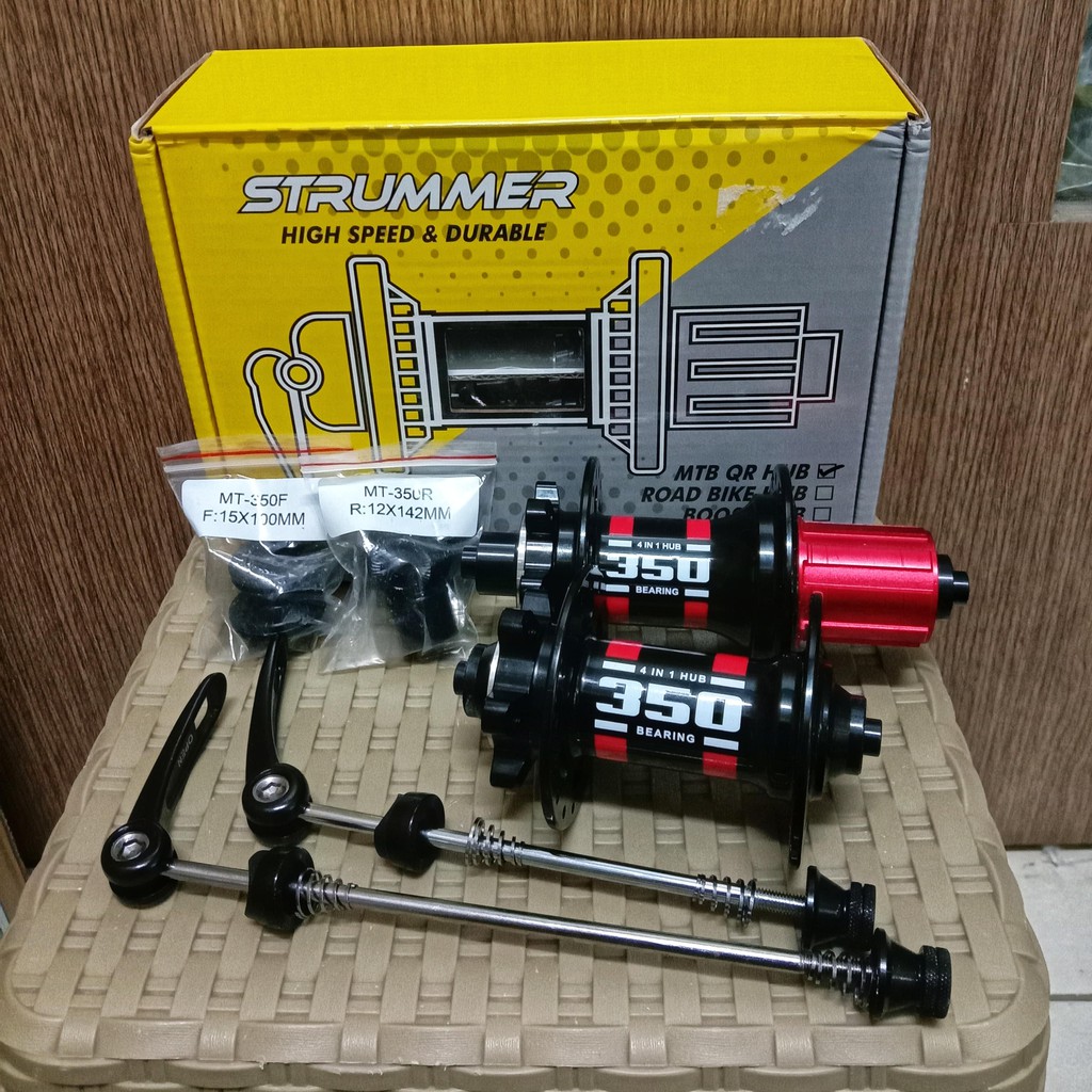 Hub Freehub Strummer MT 350 4 in 1 32Hole Disc Brake - Black Red