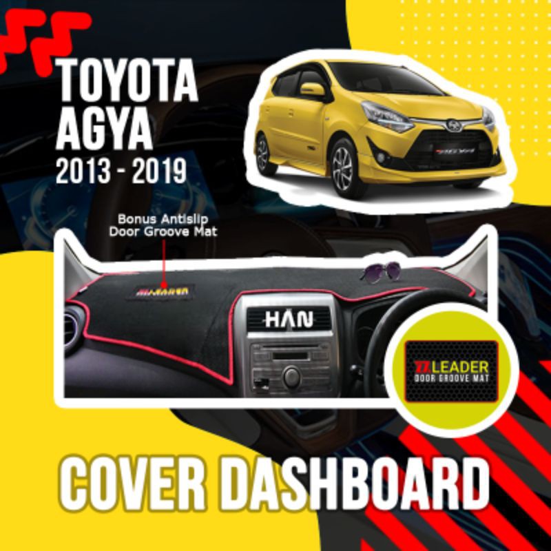 alas karpet cover dashboard mobil agya ayla lama