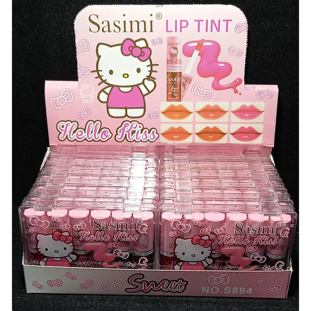 [PER PACK] LIPTINT SASIMI HELLO KISS SWEET HELLO KITTY NO.S884/LIP COLOR AVOCADO NO S913