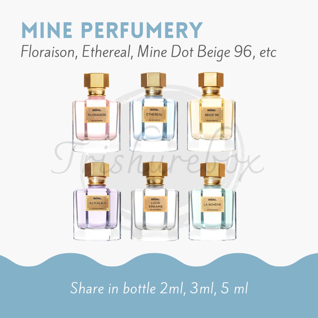 Share Decant Parfum Mine Perfumery Sakura Sake Tatami Floraison Ethereal Mine Dot Beige 96 La Boheme
