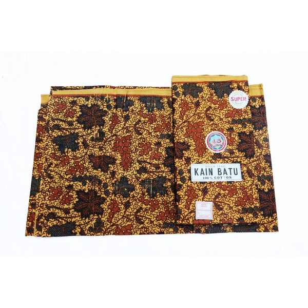 Terbaru   Kain Batik Batu Cap 45 - Batik Halus