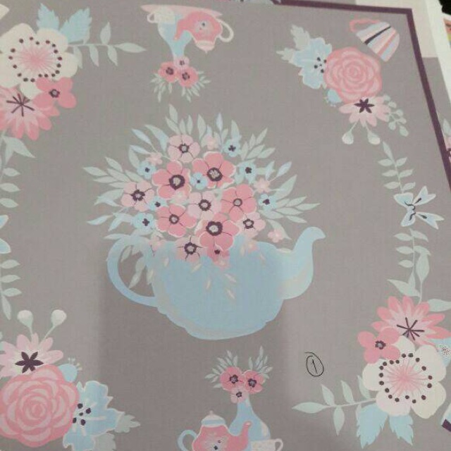 Hijab Maxmara motif flower premium