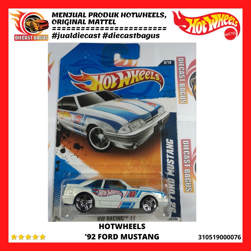 HOT WHEELS 92 FORD MUSTANG