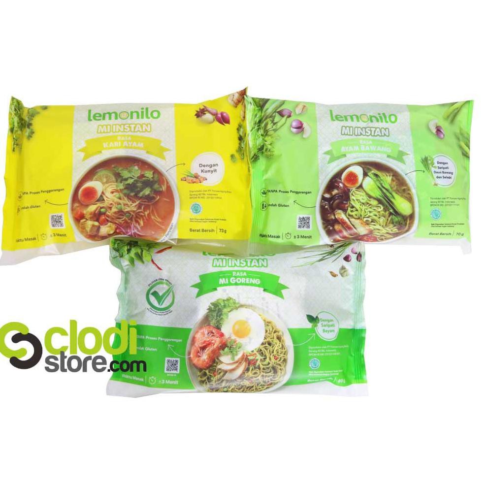 

[TERMURAH SESHOPEE!] Lemonilo Mie Instant Sehat 70gr - Mie Organik / Lemonilo Mie