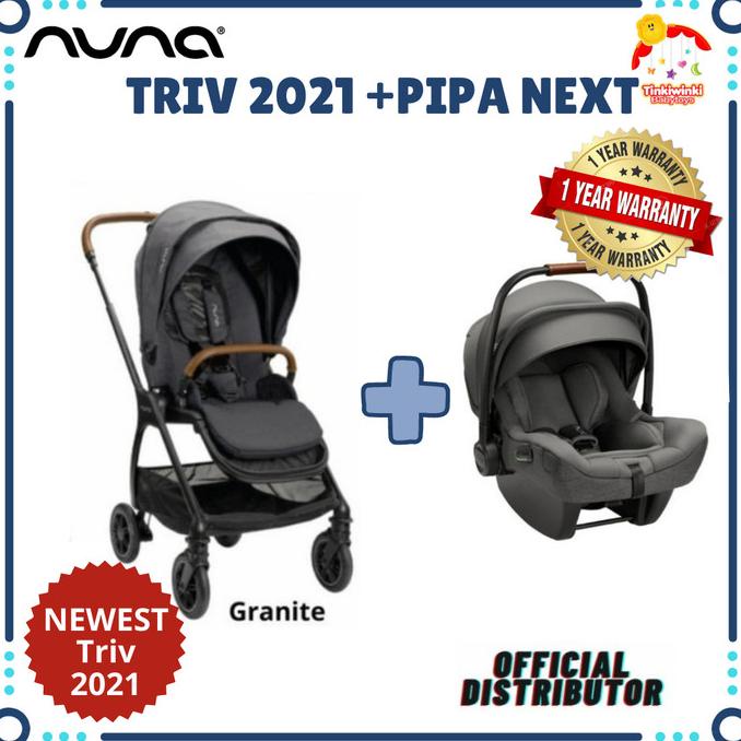 Nuna Triv Travel System With Nuna Pipa Lite