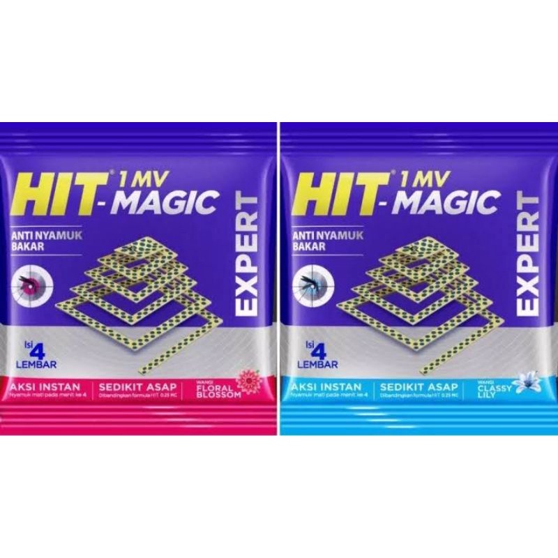 Hit magic expert piramida 6x4s/ hit mat electric 4sx12 / hit alat nyamuk 5watt/ hit mat electric 18+3s box