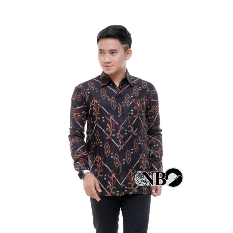 KEMEJA PRIA BAJU BATIK LENGAN PANJANG