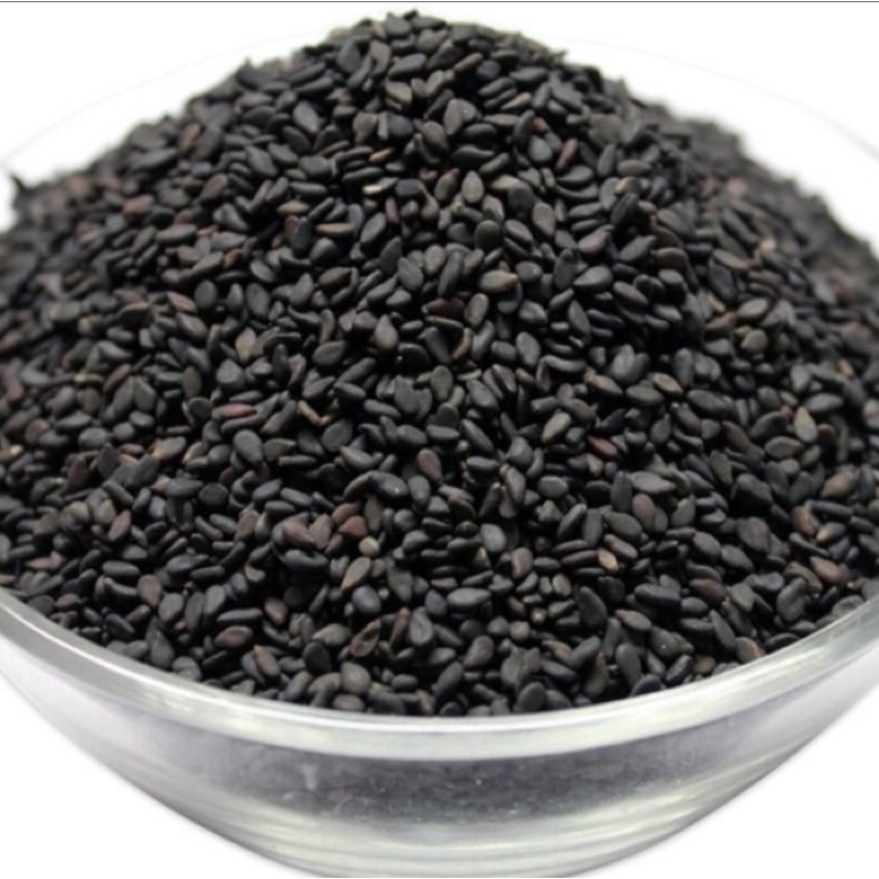 Wijen Hitam Repack 1 kg Black Sesame Seeds