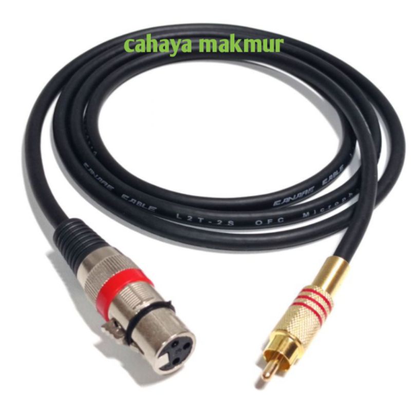 kabel Jack XLR Male To Female Jack Canon male to female