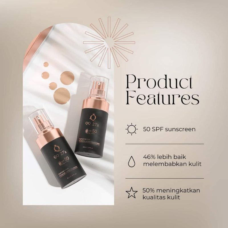 QQ 27's SUNSCREEN SPF 50++