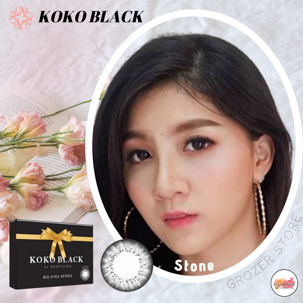 SOFTLENS X2 KOKO BLACK  BIG EYES  MINUS 0.50 sd 2.75