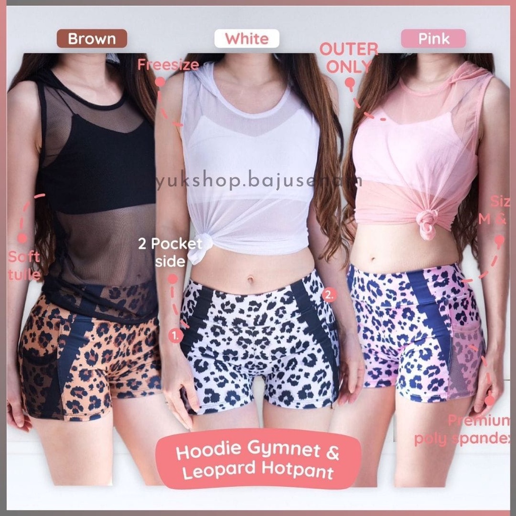 [yukshop] Baju Setelan Senam Wanita Kekinian Terbaru / Baju Setelan Olahraga Wanita Tanktop Tile dan