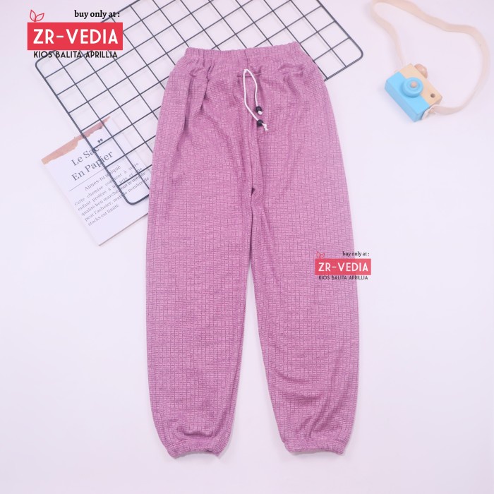 New   Jogger Polos Molly Uk 8-10 Tahun / Pants Celana Panjang Anak Perempuan