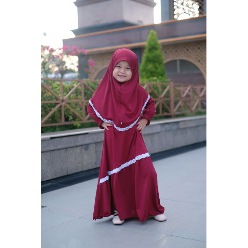 GAMIS ANAK ZHAFIRA USIA 2-7 TH PREMIUM