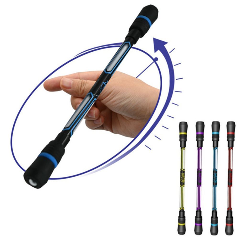 LANFY Stationery Spinning Pen Student Gift Spiner Pen Twirling Pen Writing Supplies School Office Supply Release Pressure Hand Spinner Toy Finger Playing Anti-Stress Gel Pens