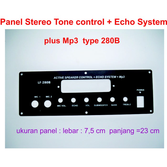 Panel Active speaker control plus Echo system plus Mp3 CLF 280B