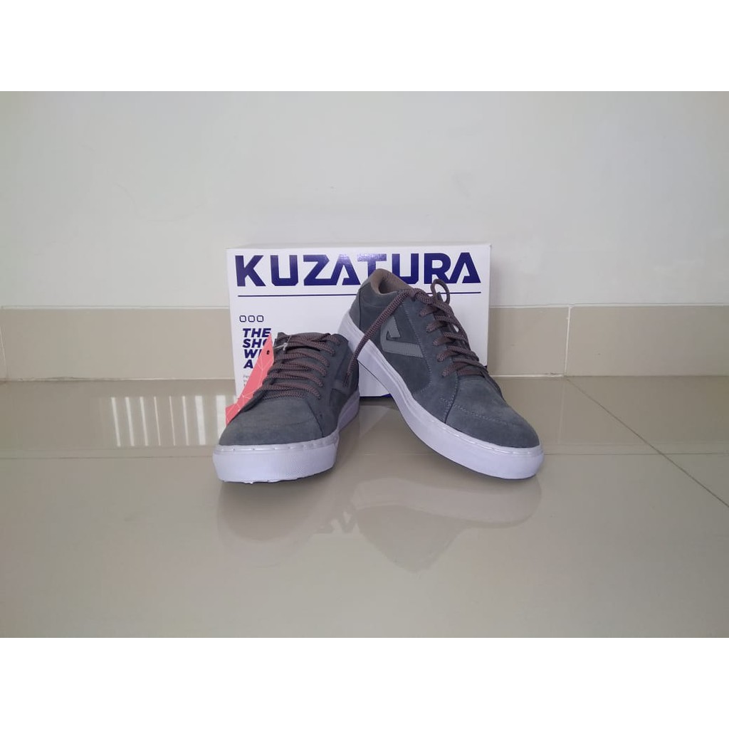 Sepatu Casual Pria Kulit Asli Tali Kuzatura Original Sneakers Skate Board Cowok