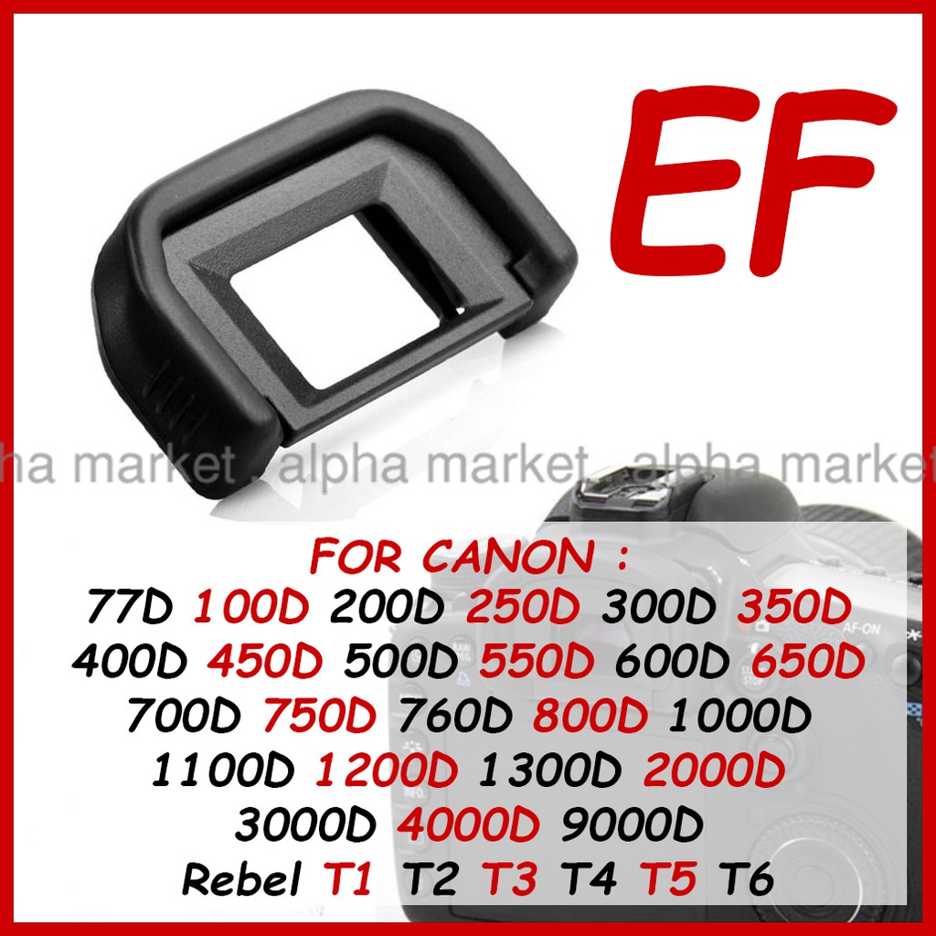 Eye Cup Piece Eyecup Eyepiece Karet Viewfinder Canon EF EOS 77D 100D 200D 250D 300D 350D 400D 450D