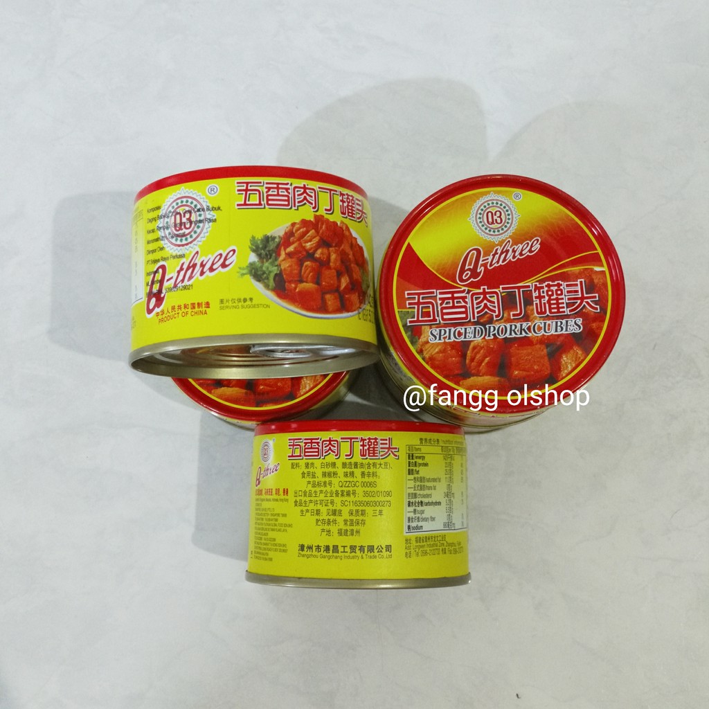 

Q3 Spiced Pork Cube/Babi Kaleng Bumbu Ngohiong 142gr