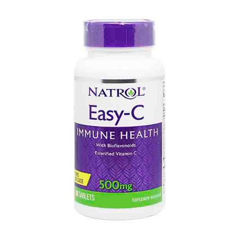 NATROL Easy-C Time Release 500 mg 90 Tab  EasyC Bioflavonoids ORIGINAL BERGARANSI JIKA TERBUKTI PALS