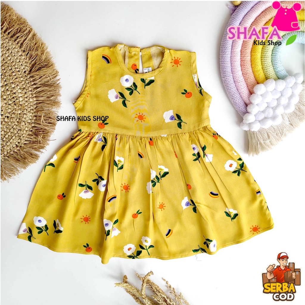 DRESS ANAK PEREMPUAN USIA 1-5 TAHUN / BAJU ANAK PEREMPUAN / DASTER ANAK / BAJU ATASAN / BAJU ANAK CEWEK / RAYON VISCOSE PREMIUM