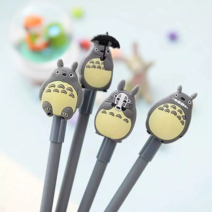 

(TERLARIS) Terlaris B31 4X My Neighbor Totoro Kawaii Gel Pena Sekolah Alat Tulis