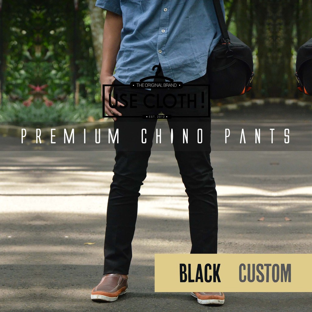 Celana Chino Bahan Twill Cotton Stretch Tebal Celana Cino Pria Panjang Bahan Katun Twill Melar Premium Nyaman