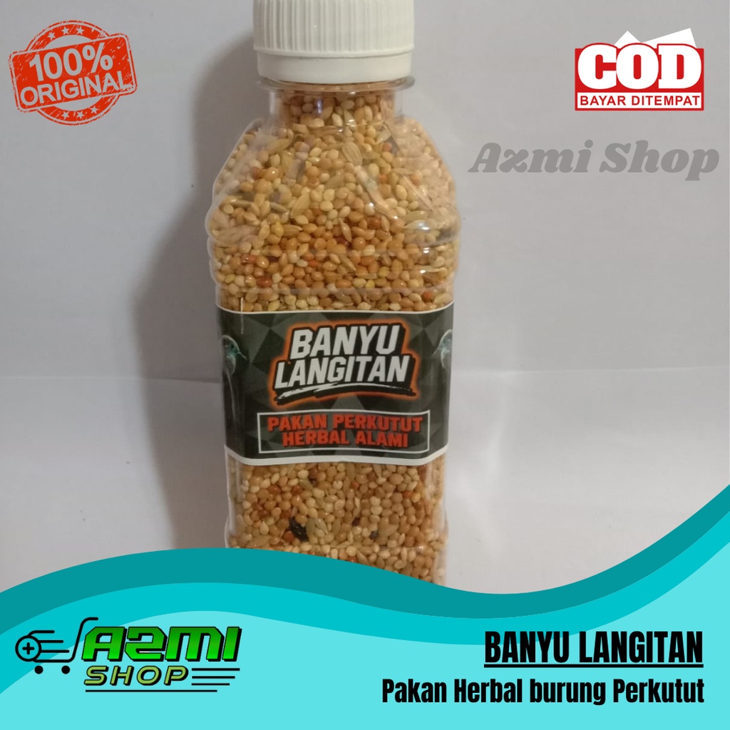 Banyu Langitan Pakan Perkutut Herbal Alami milet Perkutut Banyu Langitan