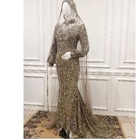 kebaya slim hijau sage
