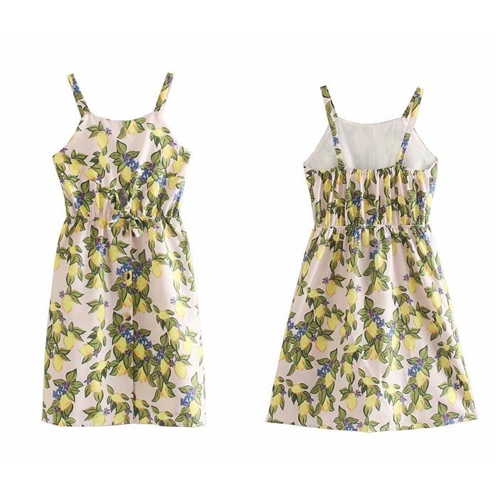 [baju wanita korea]  Summer Casual Mini Dress Wanita Korea Import