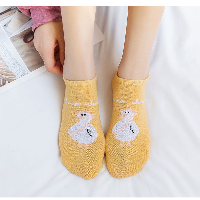 BEE - Kaos Kaki Ankle Cute Kaos Kaki Pendek Motif Animals Semata Kaki Import Murah SC - 23