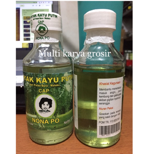 Asli Minyak Kayu Putih Dari Pulau Buru Maluku Cap Nona Po Indonesia