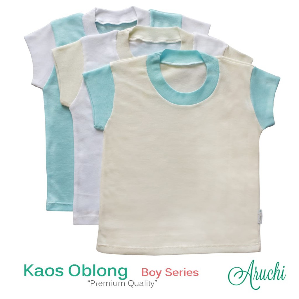 1 PCS ARUCHI OBLONG adem TIPIS SML baju anak baju bayi