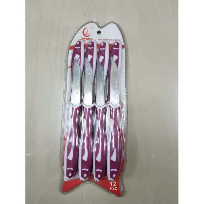 Pisau Set Mini , 12 Pcs Stainles , Pisau Dapur , Pisau buah &amp; Sayur