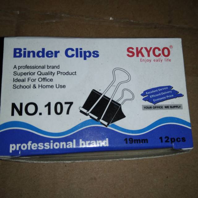 

Binder Clip Skyco no. 107