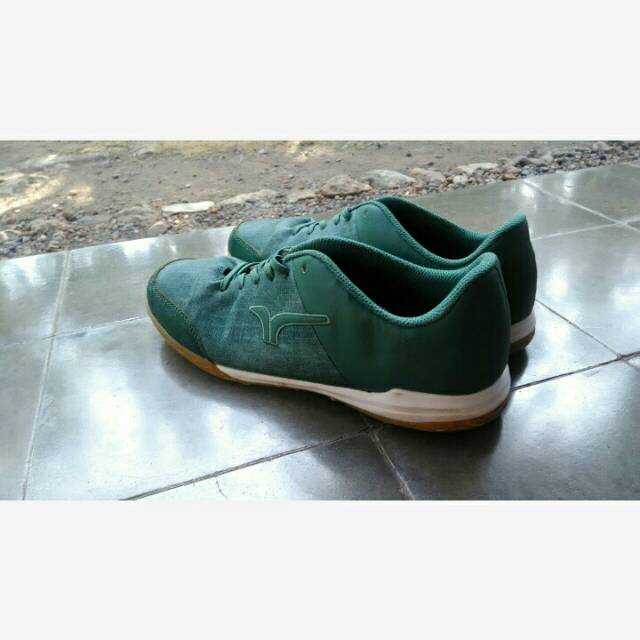 Sepatu Futsal Sneakers Calci Dominion Hijau Original