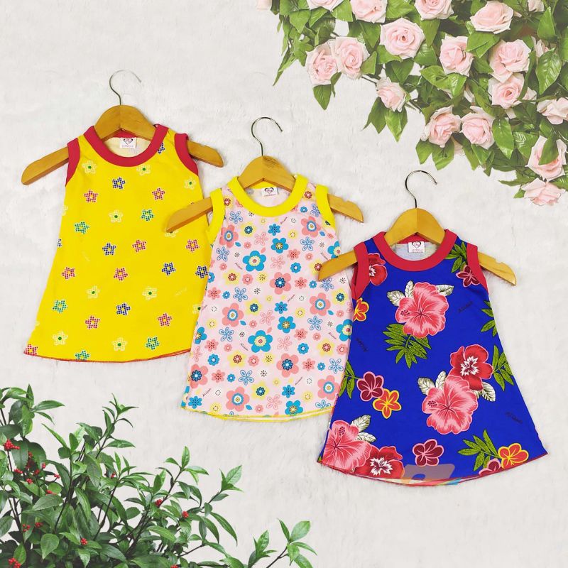 Dress Yukensi Anak Cewek Bayi 1-5 Tahun Trendy Singlet U Can See