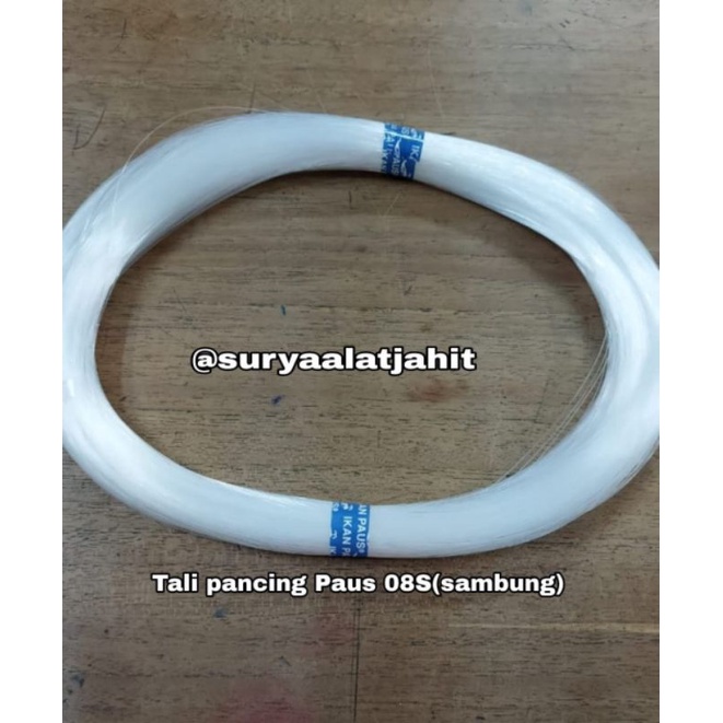 Tali pancing Paus #8S (sambung) 1ball 54ikat =rp.13.500/1ikat