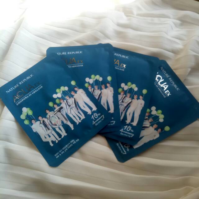 MASKER EXO NATURE REPUBLIC 10 TH ANNIVERSARY