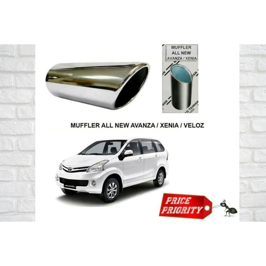 COD MUFFLER Mufler Buntut Ekor Knalpot ALL NEW AVANZA XENIA VELOZ