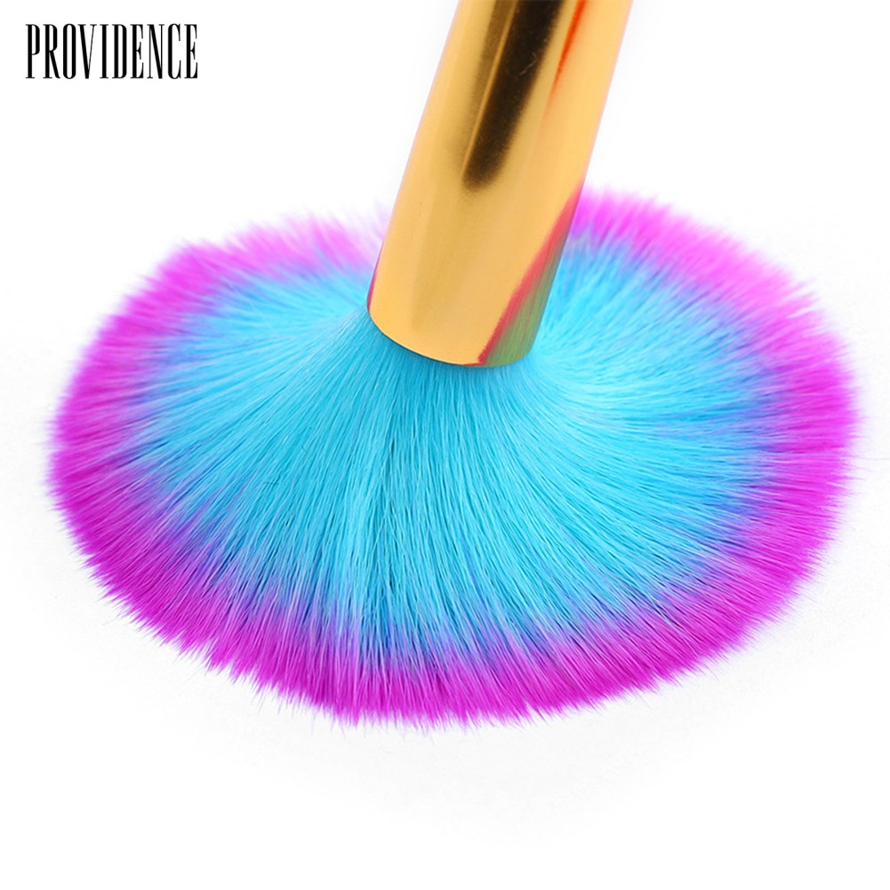 Providence Colorful Soft Hair Nail Art Brush UV Gel Cleaning Tool for Manicure Pedicure