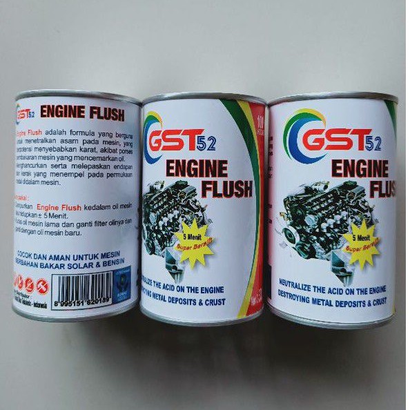 Engine Flush 300ml Gst52 pembilas oli mesin pembersih ruang dalam mesin mobil motor