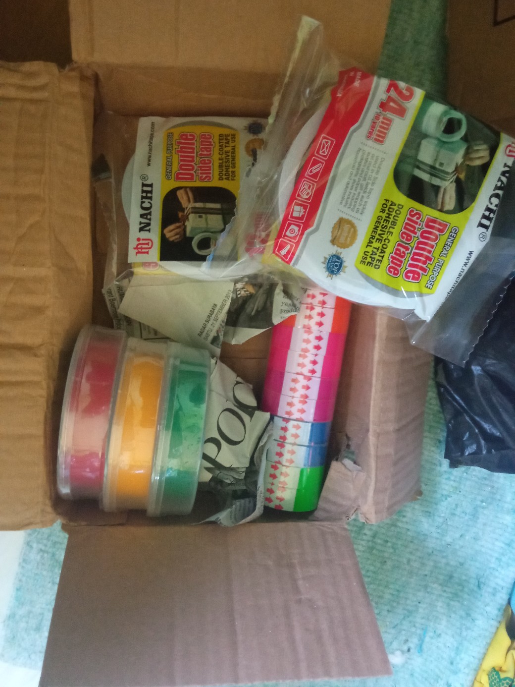 Isolasi Listrik Nachi 19mm X 20meter Black / Pvc Tape