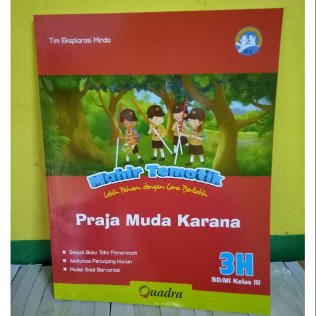 Rady stok Buku mahir tematik k13 Quadra kelas 3H praja muda karana edisi revisi