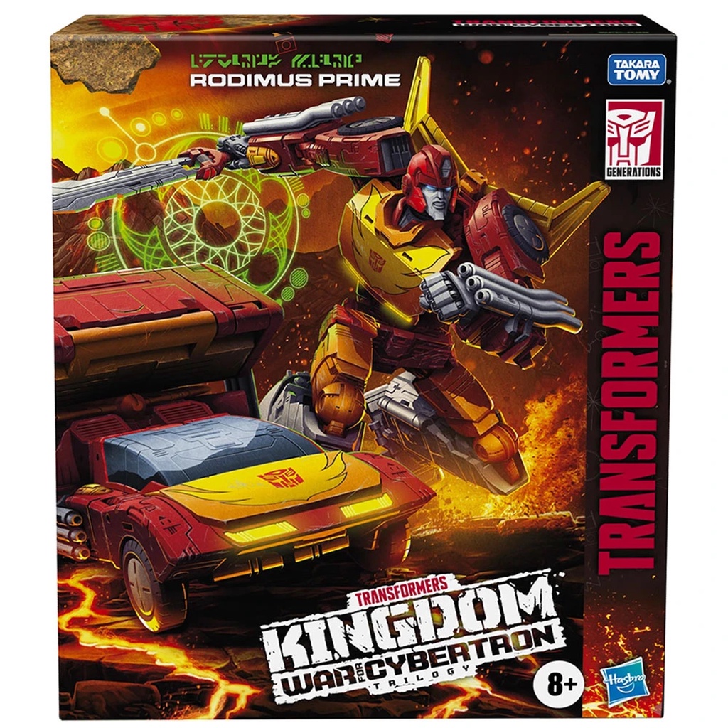 TRANSFORMERS War For Cybertron Kingdom Commander Rodimus Prime Figure