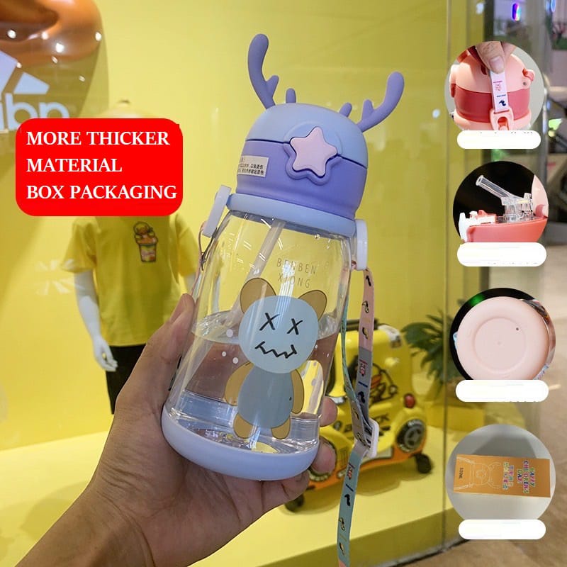 LIN078 – Botol Air Minum Anak Motif Pakai Tali