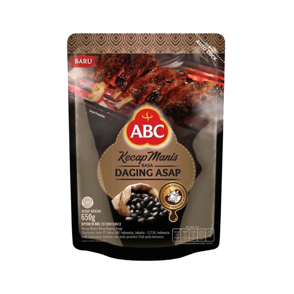 Kecap ABC / Kecap Manis / Rasa Daging Asap / 135ml / 650ml