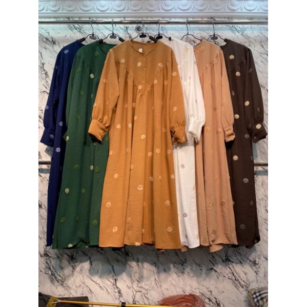 Dress Pompom miudis busui jumbo