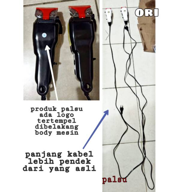 Hair Clipper Waer WA-8808 ORIGINAL - Alat Cukur Rambut Listrik Waer 8808 ORIGINAL