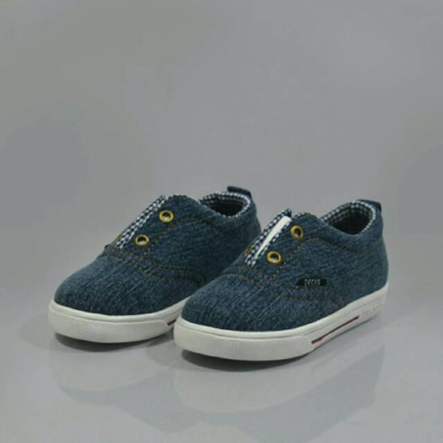 Sepatu Anak Decks Kids Volga Dark Blue Wash Casual Original